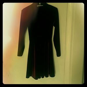 Maroon American Apparel polyester dress
